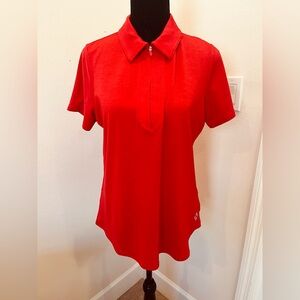 Jofit Red Golf Polo